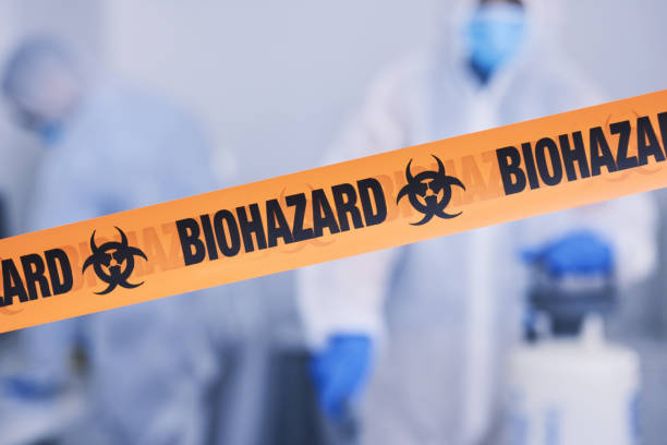 Professional Biohazard technician working in Mulberry, NC